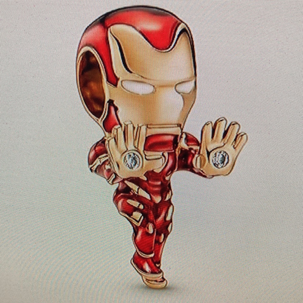 Pandora Red and Gold Hero Charm